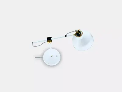 RANARP Work lamp 1 Low-poly 3D model