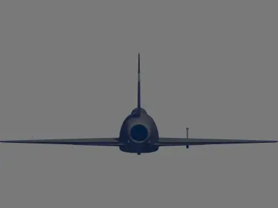 F-100D Super Sabre 3D model
