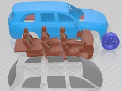 Lixiang L9 2024 Printable Car  3D print model