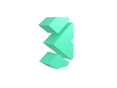 Sci-Fi Number 3 v1 007 Low-poly 3D model