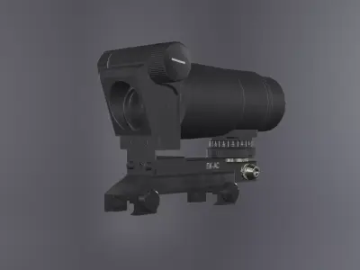 PK-AS Russian Optic Low-poly 3D model
