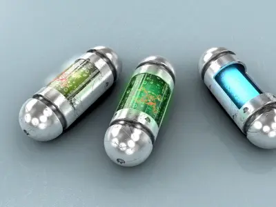 Capsule Sci-Fi 3D model