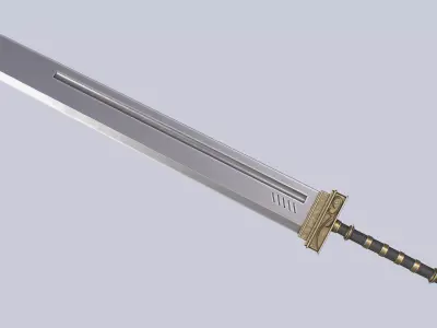 Greatsword Low-poly 3D model purchase