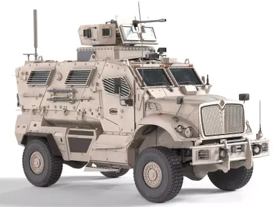 MRAP International MaxxPro Low-poly 3D model