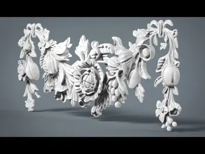 Swag Onlay  3D print model