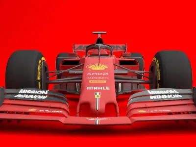 Ferrari SF-90 MISSIONWINNOW 3D MODEL Low-poly 3D model