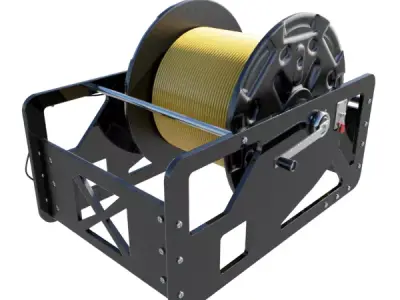 Marine Tether Reel  3D model