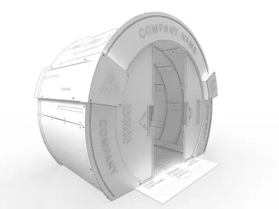Disinfection Tunnel 1 3D model
