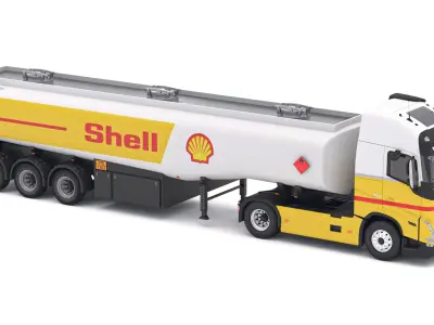 SHELL Truck Fuel Collection 3D model
