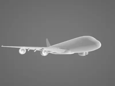 Airbus A380 3D model buy