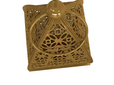 Moroccan Table Lantern 3D model