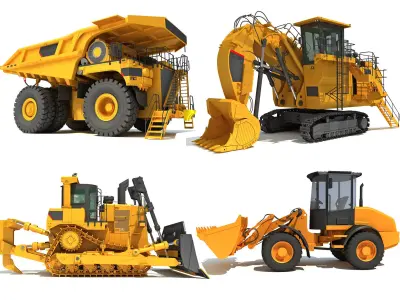 Mining Machine 3D Models 3D model