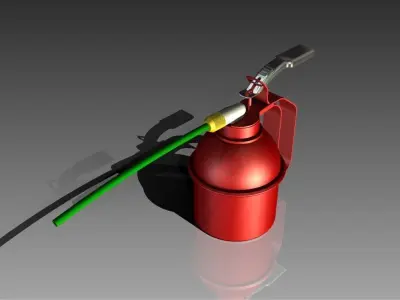 SMALL OIL PUMP REAL DIMENSION Free 3D model