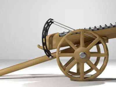 Cannon - Malaka Meriam 3D model