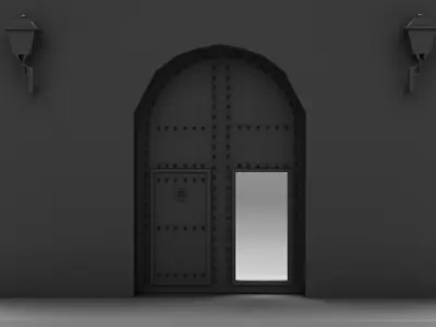 Castle Low-poly 3D model