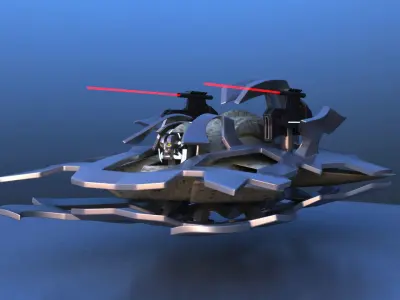 Aircraft Battle Robot 3D model