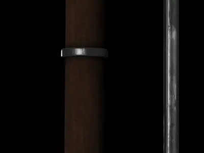 Kusarigama death scythe Free low-poly 3D model
