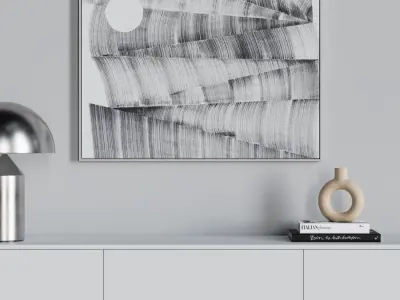  'Composition No. 190' Abstract Wall Art Model 
