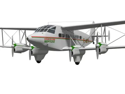 de Havilland DH86 Express 3D model purchase