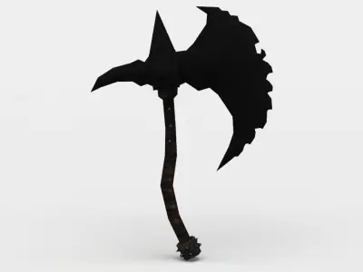 Axe Low-poly 3D model get