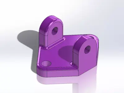 3D model of an Automotive Belt Tensioner 3D model
