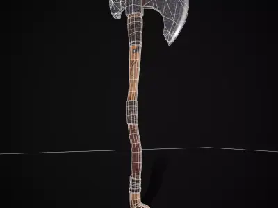 Savage RB Celtic Axe Low-poly 3D model