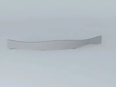 handle stainless steel curved Free 3D model