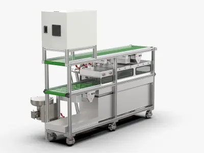 Automatic Hardware Cleaning and Conveying Machine 3D model