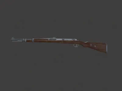 Kar 98 Low-poly 3D model