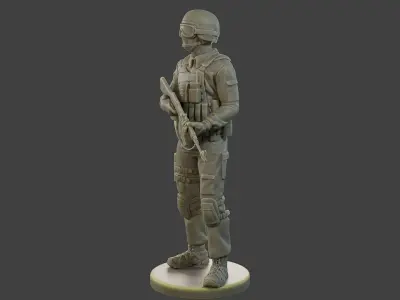 CzechSlovak Police Tactical Unit CPTU1 003 3D print model