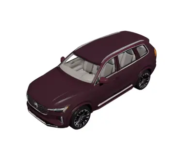 Volvo XC90 2026 Premium Full-Size SUV with Modern Design 3D model