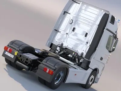 Mercedes Actros MP4 Cab 3D model