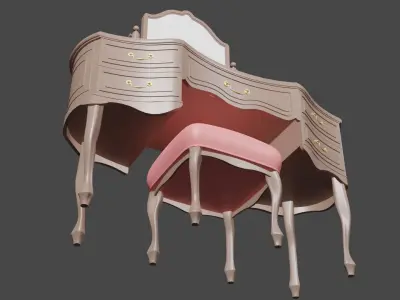 dresser 3D model Free 3D model 3D model