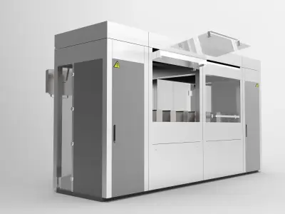 Modular Workstation 3D model