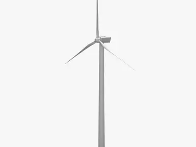 Wind Turbine 3D model 7
