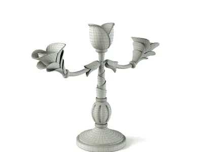 Candle Holder 3D model 17