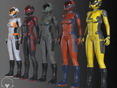  FX01 female Sci-fi Suit 