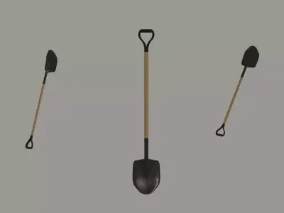 Hand Shovel 3D model