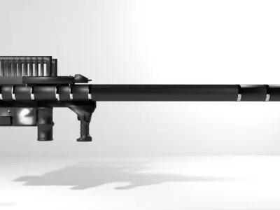 Rocket Launcher - Shoulder-fired - FIM-92 Stinger 3D model