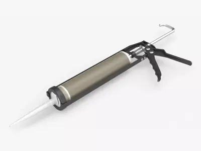 Sealant skeleton gun with cartridge 3D model purchase