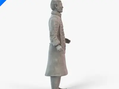Terracotta Warriors-Middle Ranking Officer 3D model