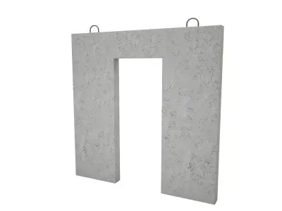 Concrete Wall Facade 3D model purchase