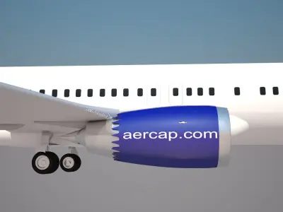 Aercap 737 Boeing 737 max 10 3D model