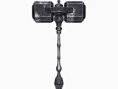 Battle hammer 3D model purchase