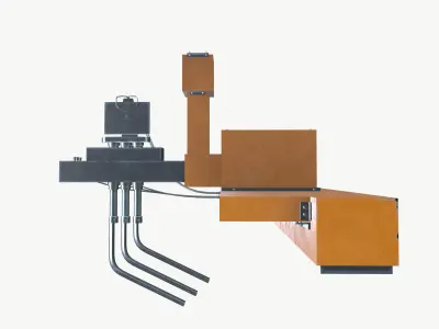 Gob Shooting Machine 3D model