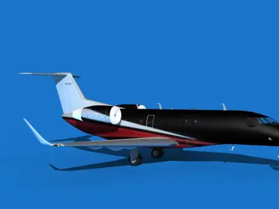 Embraer Praetor 600 V13 3D model