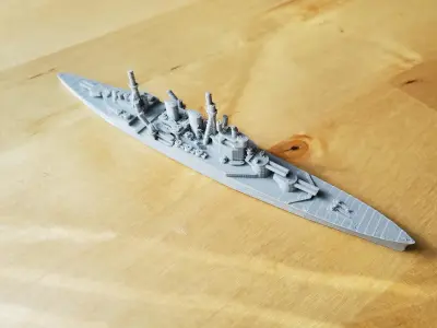 British Renown Class Battlecruiser 3D print model