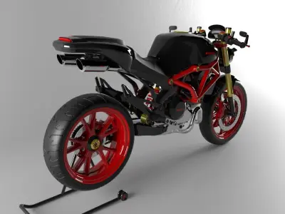 DUCATI MOTOCYCLE 3D model