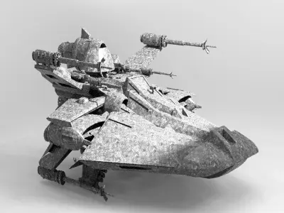 WARSHIP - Cruiser Speeder 2 3D model