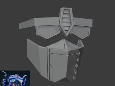 Bishoujo Optimus Prime costume parts 3D print model